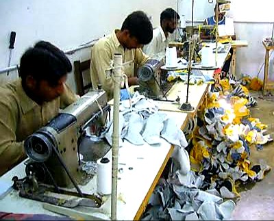 Raheem Impex glove sewing production line