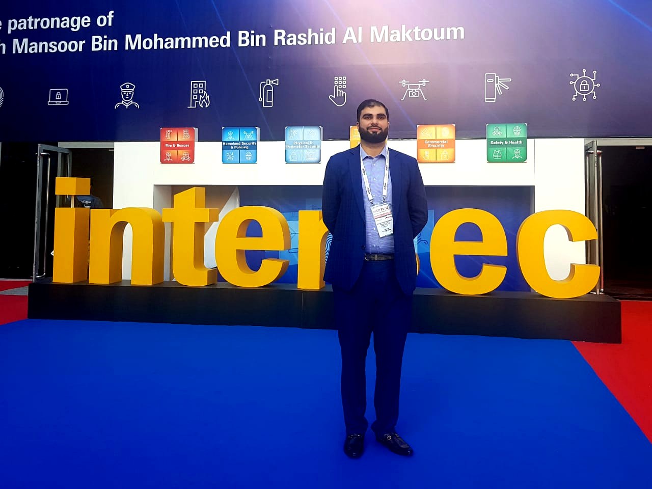 Raheem Impex representative at Intersec